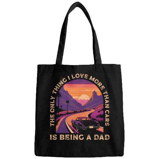Car Racer Dad Speed Driver Car Lover Daddy Fathers Day Bags