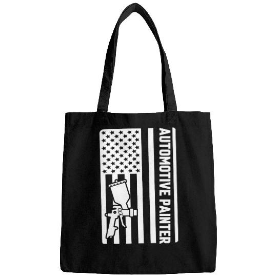 Automotive Painter USA Flag Auto Body Painter Car Graphic Bags