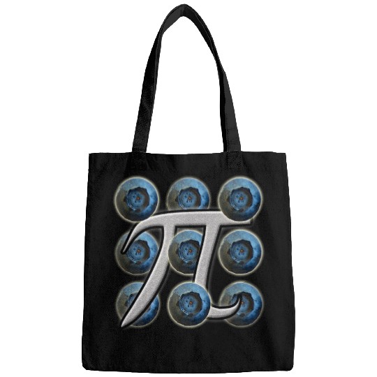 Blueberry Pi or Pie Food Graphic Art Pi Day Bags