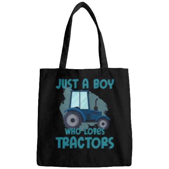 Tractor driving Just a Boy who loves tractors Harvest Farming Barn Cattle 1 Bags