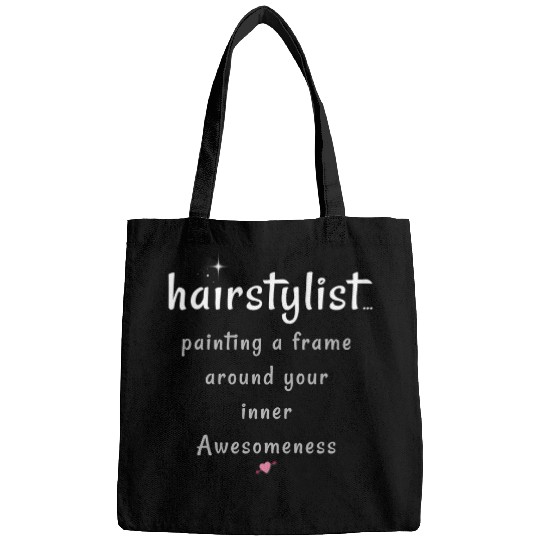 Hairstylist painting Awesomeness Cute Graphic Funny Tops Bags