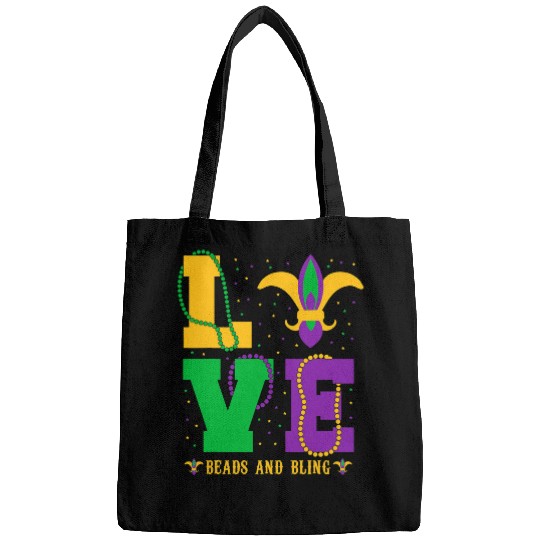 Beads Bling Love Fat Tuesday Bags