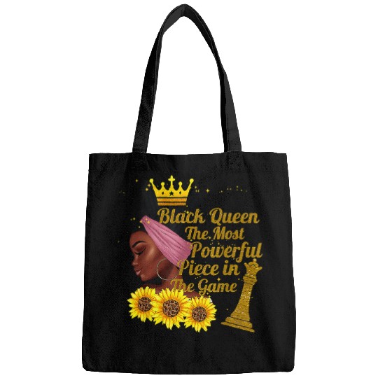 Melanin Black Queen African American History Month Women Bags