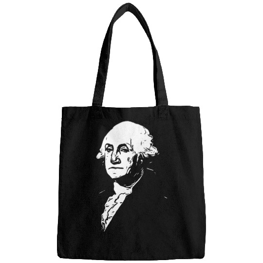 George Washington American Revolution Art Tee Bags