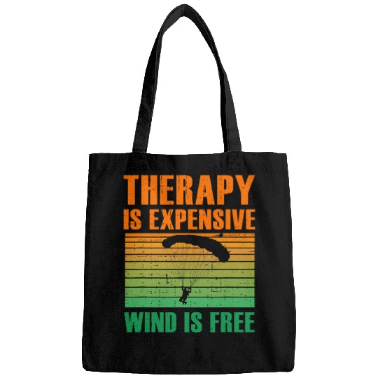Skydiving Gift Funny Sarcastic Saying Paragliding Flying Paraglider Bags