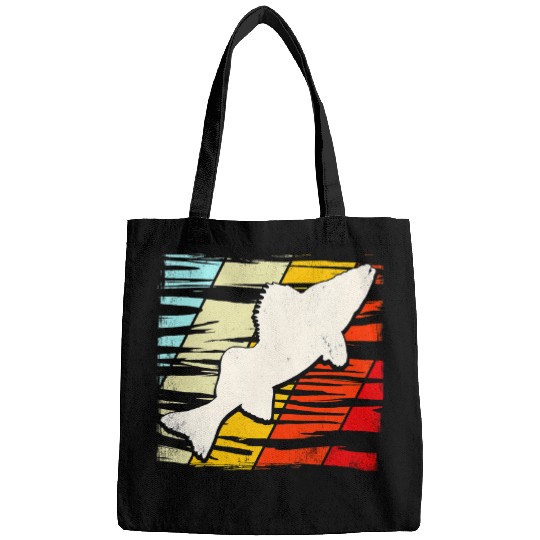 Fishing Retro Walleye Fishing Freshwater Fish Fisherman Angler 3 Fisher Bags