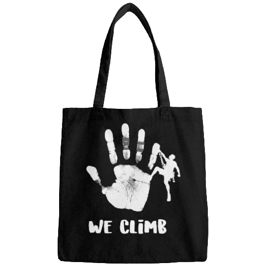 Climbing Climber WE CLIMB Rock Climbing and Bouldering Chalk Taped up Hand Climb Bags