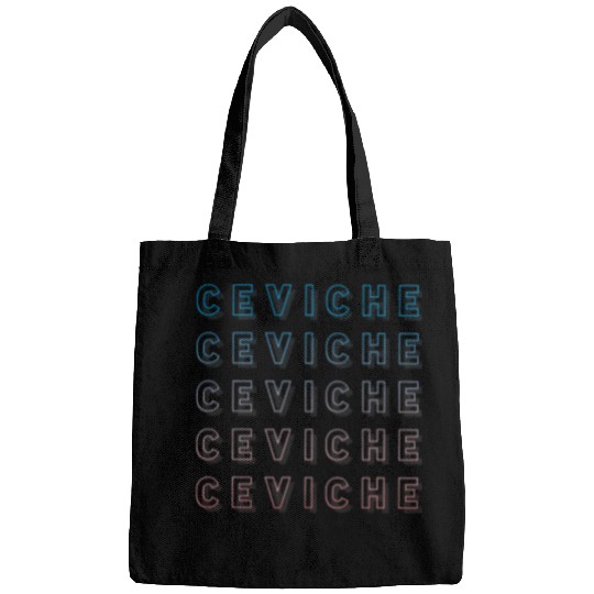 Ceviche Peruvian Food Chef Foodies Peru Cuisine Bags