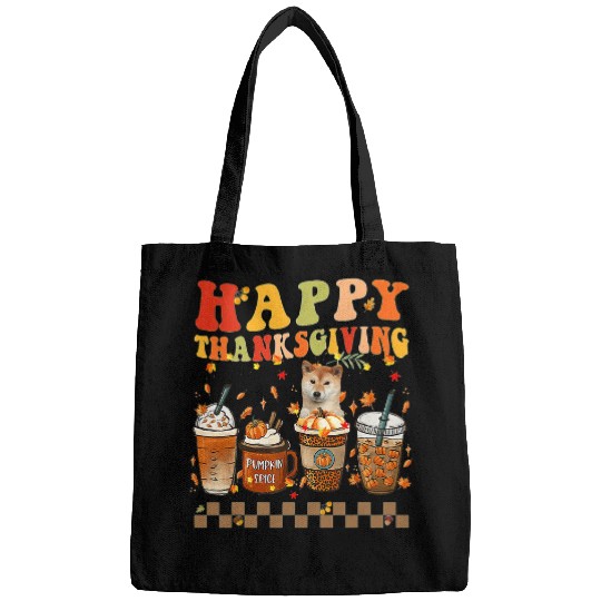 Dog Shiba Inu Fall Coffee Pumpkin Spice Latte Iced Autumn Shiba Inu 3 Bags