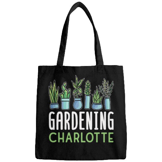 Gardening Charlotte Name Plant Gardener Garden Bags