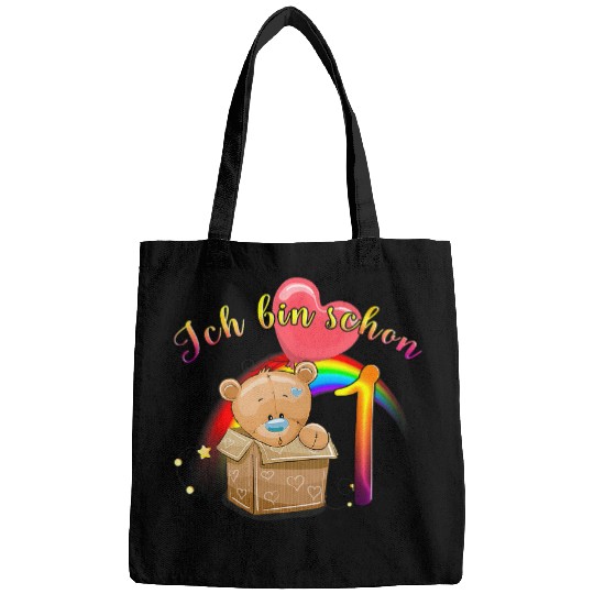 Funny Bear Kids 1 birthday cute gift box Cute Bears Bags