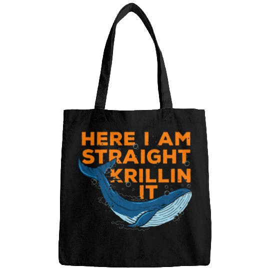 Here I Am Straight Krillin It Fun Matching Slogan Idea Icons Bags
