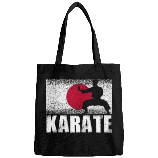 Karate Sport Japan Flag Japanese Karate Martial Art Bags