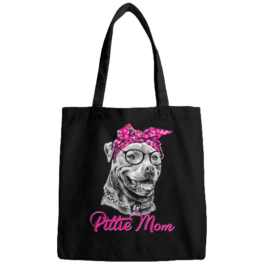 Bully Lover Dog Pittie Mom Pitbull Dog Lovers Mothers Day 23 Pitbull Dog Bags