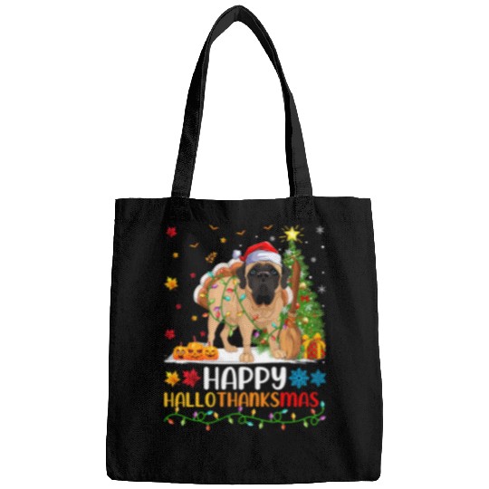 Mastiff Dog Lover Funny Happy Mastiff HelloThanksMas 2 Bags