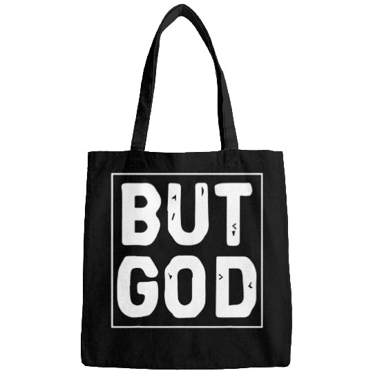 But God Religious Christian Jesus Icon Faith Hope Square Bags