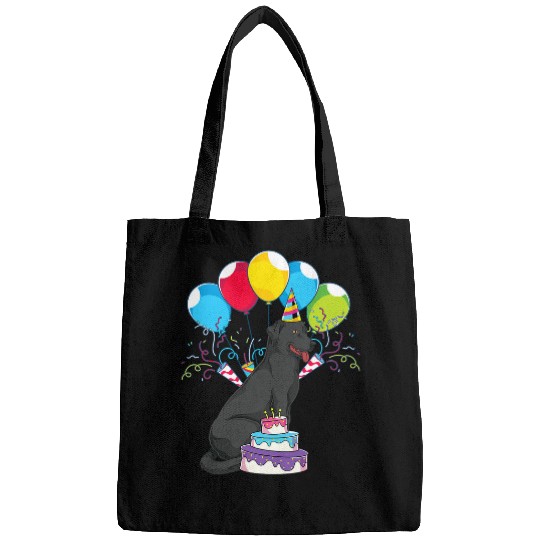 Labrador Lab Dog Lover Black Labrador Birthday Party Pet Owner Black Lab Bags