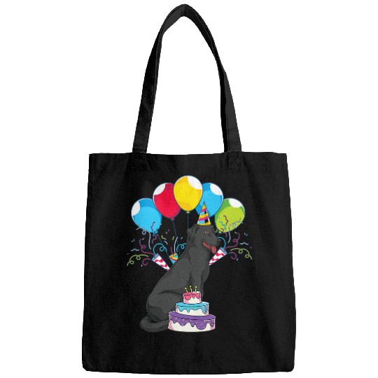 Labrador Lab Dog Lover Black Labrador Birthday Party Pet Owner Black Lab Bags