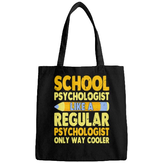 Like A Regular Psychologist Funny School Psychologist Bags