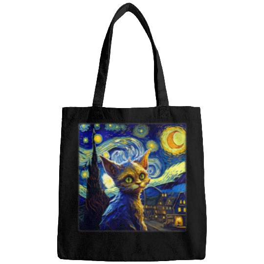 Surrealism Starry Night Gremlin Bags