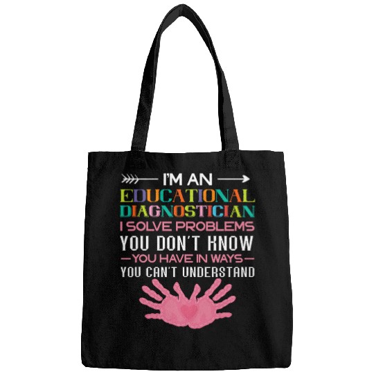 Educational Diagnostician School Worker I Solve Problems Bags