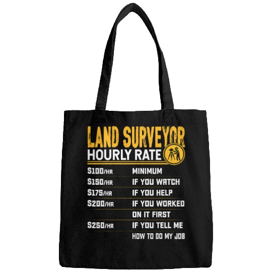 Land Surveyor Hourly Rate Property Surveying Land Examiner Bags
