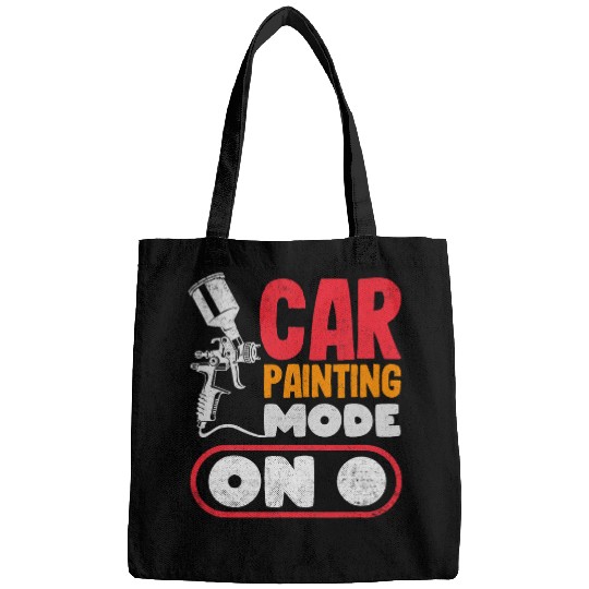 Automotive Painter Car Painting Mode On Funny Car Painter Bags