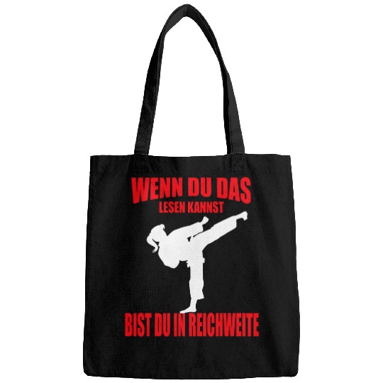 Funny Karate Kickboxing Taekwondo Girl Girl Bags