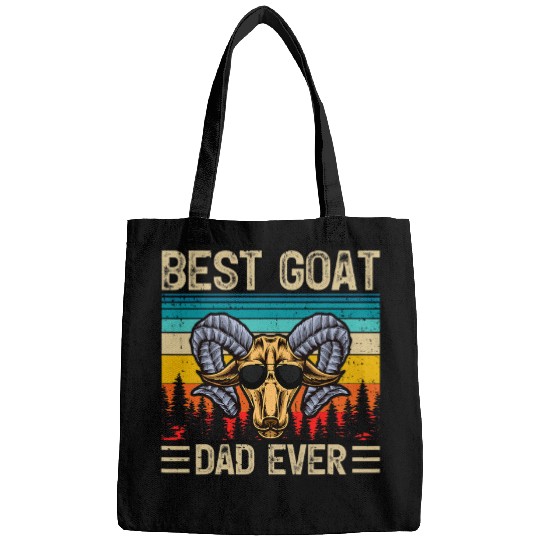 Goats Lover Mens Goats vintages Funny bests Goats Dad Ever Fathers Day Bags