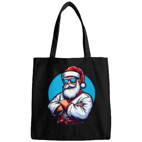 Christmas Santa Martial Arts Karate Men Boys Funny Karate Bags