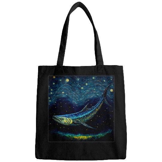 Surrealism Starry Night King Mackerel 1 Bags