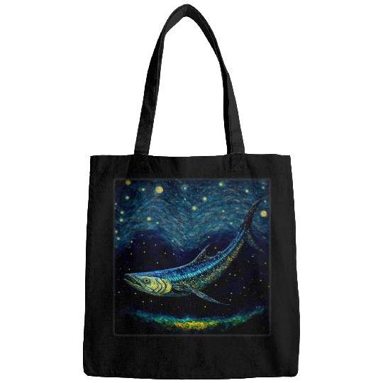 Surrealism Starry Night King Mackerel 1 Bags