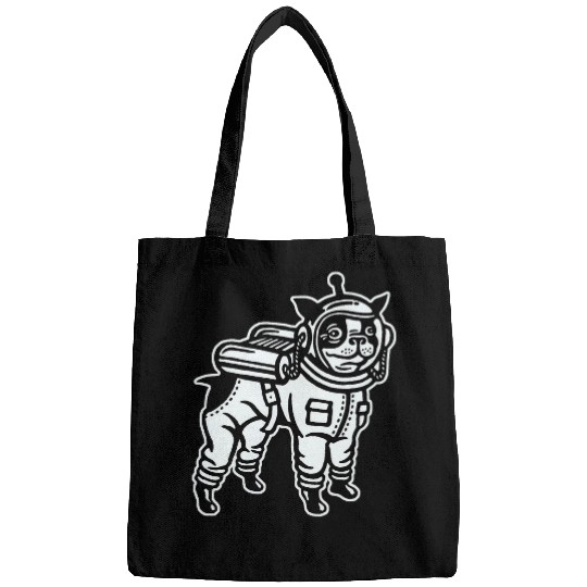 CSA ARCHIVE SPACE BOSTON TERRIER Graphic Bags