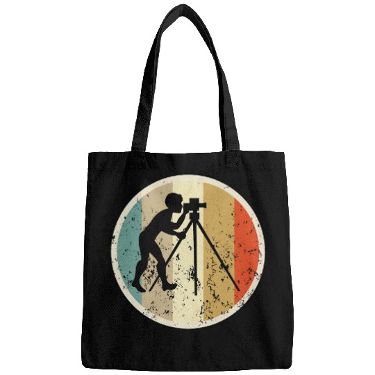 Land Examiner Technician Surveyor Cartogropher vintages Retro 1 Bags