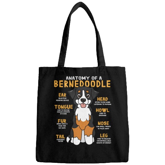 Dog Anatomy of Bernedoodle Dog bests For Dog Lovers paw Bags