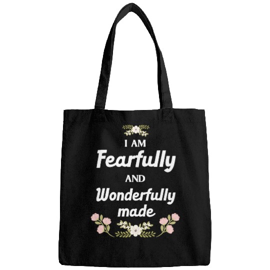 Funny I Am Fearfully And Wonderfully Made Gift Bible Quote Bags