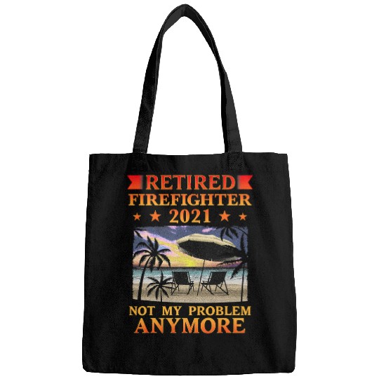 Fireman Firefighter Retired Firefighter Retirement Gift Funny 96 Firemen Bags