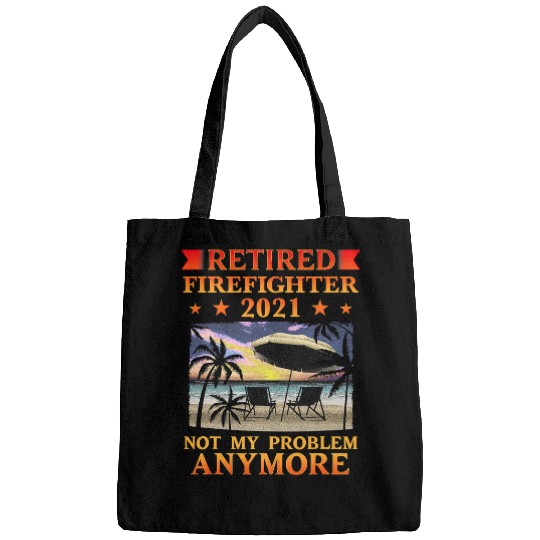 Fireman Firefighter Retired Firefighter Retirement Gift Funny 96 Firemen Bags