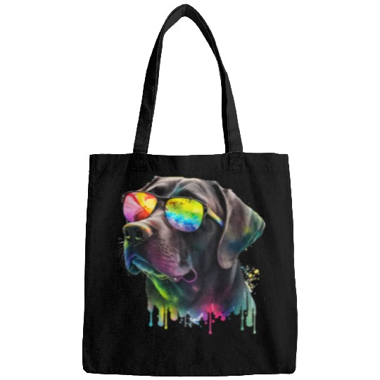 Funny Labrador Lab Dog Black Lab Black Labrador Retriever Puppy Dog Mom Animal 638 Bags