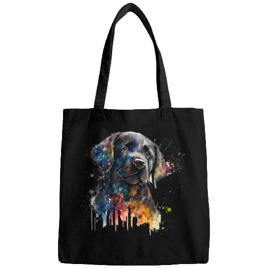 Funny Labrador Lab Dog Black Lab Black Labrador Retriever Puppy Dog Mom Animal 39 Bags