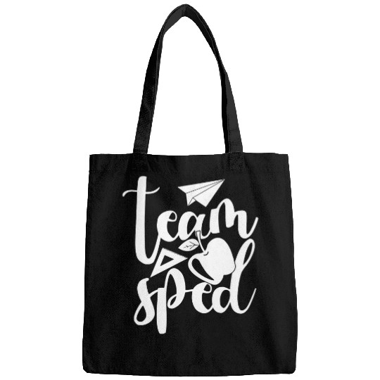 Team Sped Teacher Special Education Educator Back To School Bags