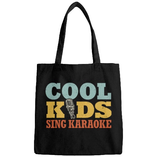 Funny Karaoke Singer Cool Kids Sing Karaoke Bags