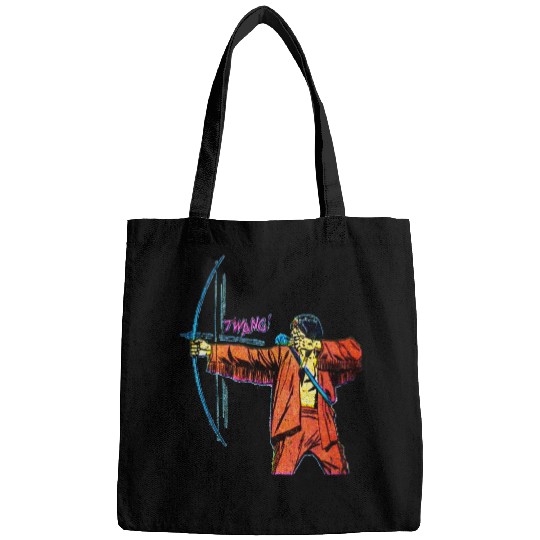 Cool American Indian Warrior With Arrow Old West Comic Bags