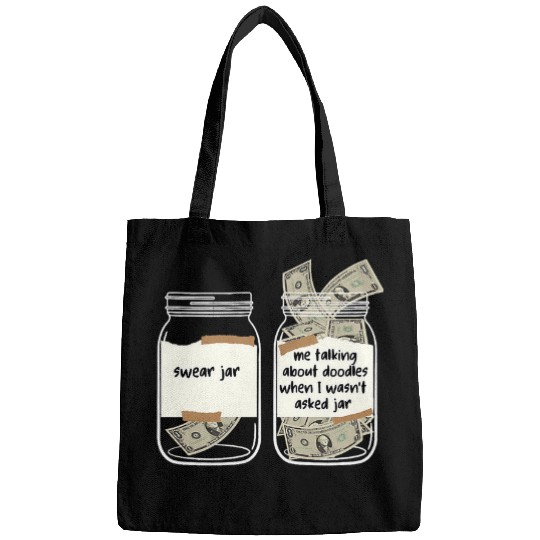 Funny Goldendoodle Swear Jar for Labradoodle and Goldendoodle Moms Doodle Dog Bags