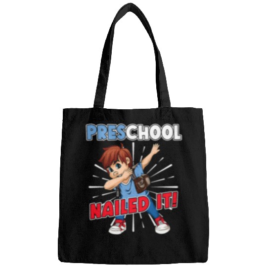 Kid Funny Preschool Nailed It  Graduating Boy Student Bags