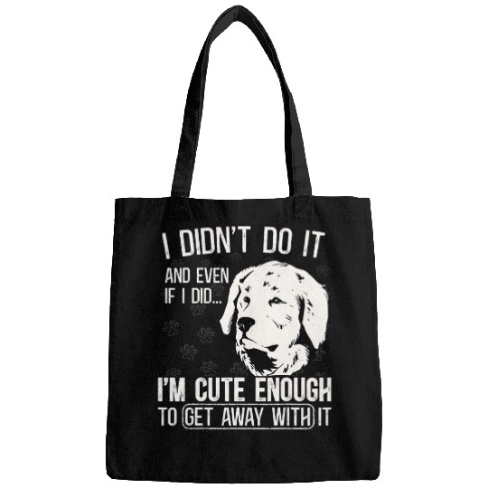 Pyrenean Mountain I Didnt Do It Friendly Dog Great Pyrenees Bags