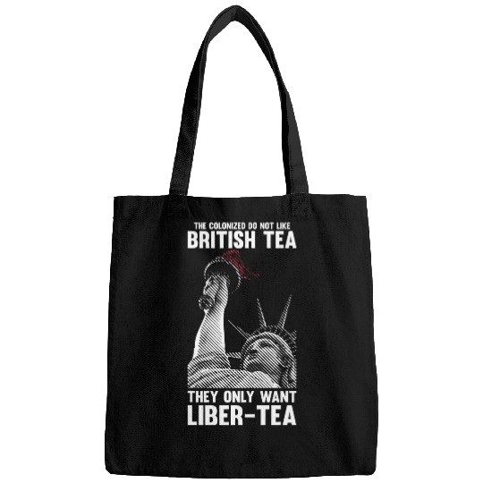 British and American History Joke Liber Tea History Buff Bags