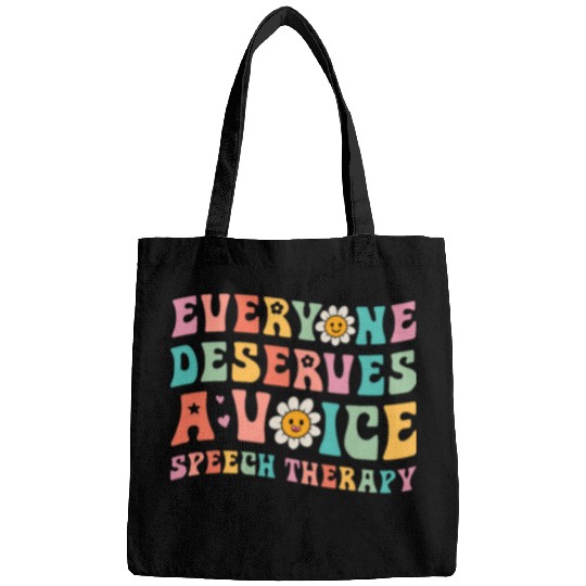 Everyone Deserves A Voice Speech Therapy Language Pathology Bags