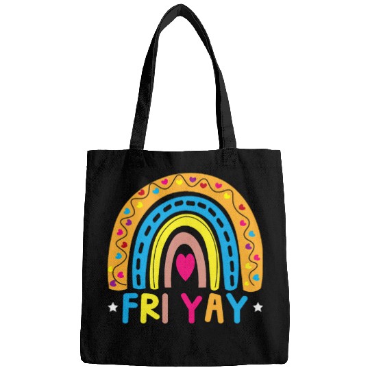 Friyay Funny Teachers Weekend Day of the Week Teachers 1 Bags
