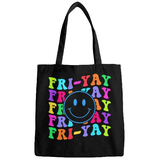 Friyay Teacher Tee Happy FriYay Friday Lovers Fun Teacher Bags